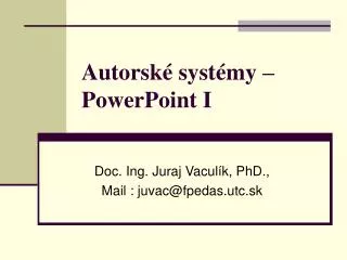 autorsk syst my powerpoint i