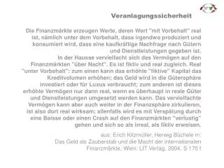 veranlagungssicherheit