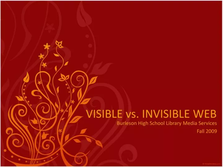 visible vs invisible web