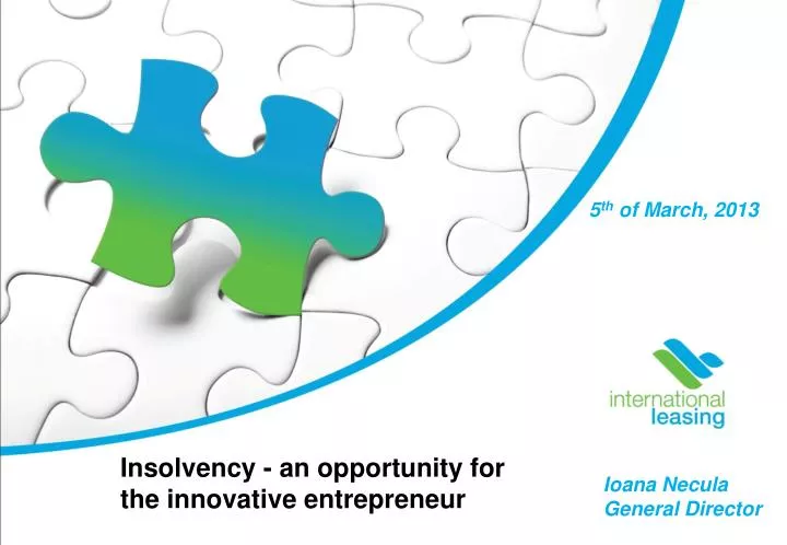 insolvency an opportunity for the innovative entrepreneur
