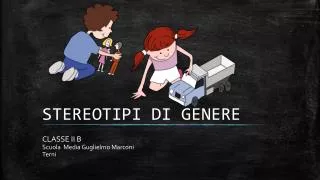 stereotipi di genere