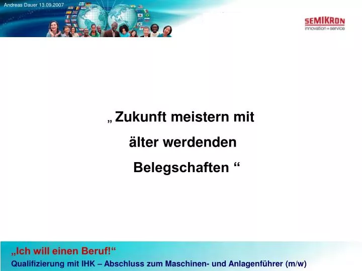 zukunft meistern mit lter werdenden belegschaften