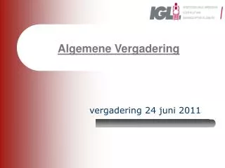 algemene vergadering