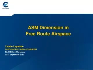 ASM Dimension in Free Route Airspace
