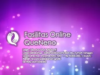 fasilitas online queneno