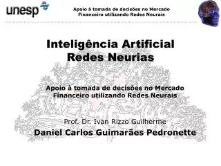 intelig ncia artificial redes neurias