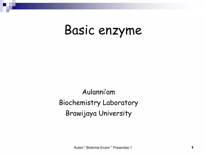 basic enzyme