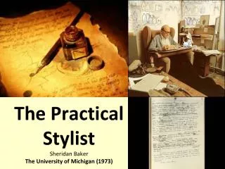 the practical stylist sheridan baker the university of michigan 1973