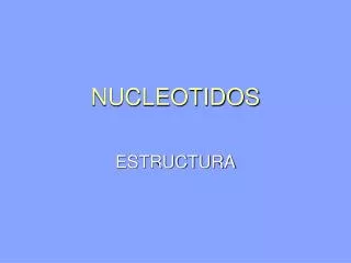 nucleotidos