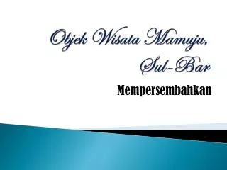 objek wisata mamuju sul bar