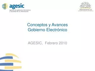 conceptos y avances gobierno electr nico
