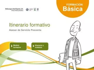 itinerario formativo
