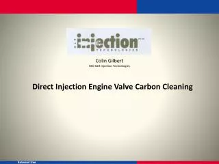 Direct Injection Engine Valve Carbon Cleaning