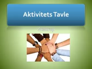 aktivitets tavle