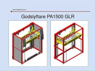 Godslyftare PA1500 GLR