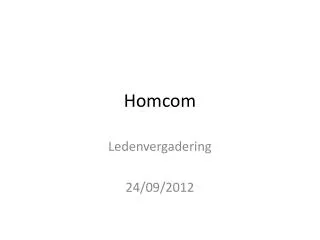 homcom