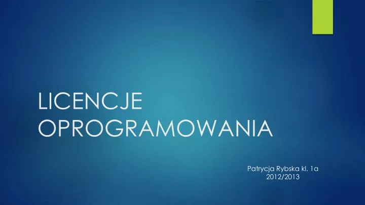 licencje oprogramowania