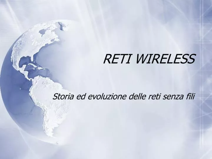 reti wireless