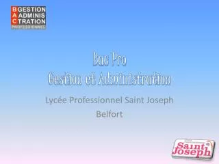 bac pro gestion et administration