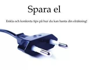 spara el