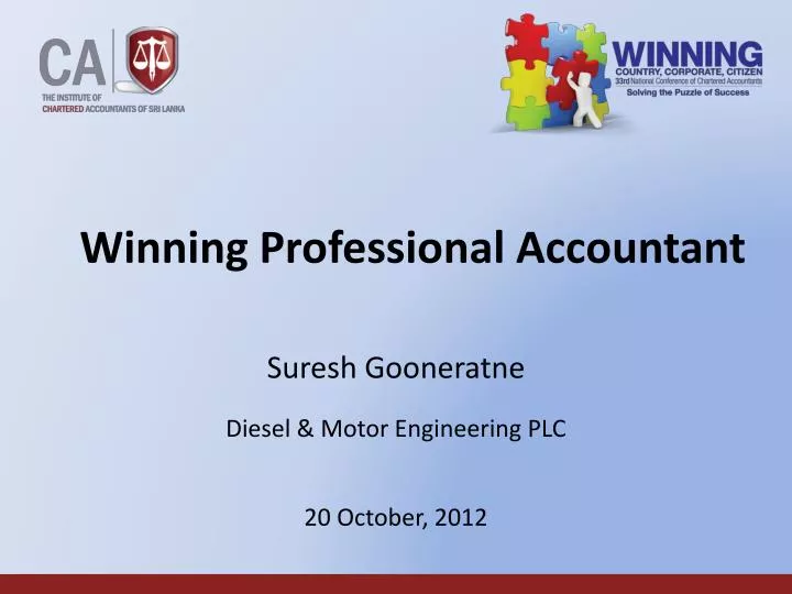 winning professional accountant