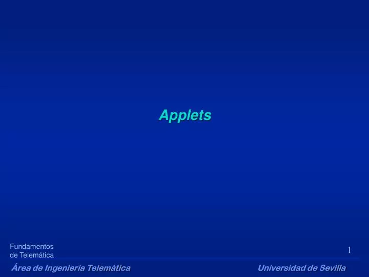 applets