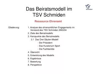 das beiratsmodell im tsv schmiden