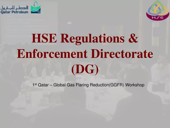 hse regulations enforcement directorate dg