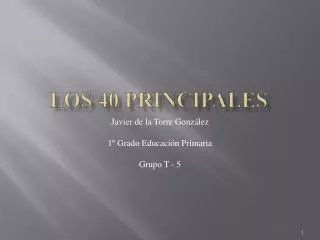 los 40 principales