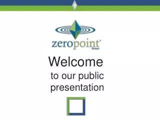 Welcome to our public presentation