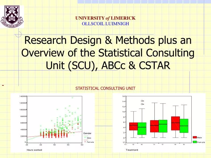 research design methods plus an overview of the statistical consulting unit scu abcc cstar