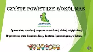 czyste powietrze wok nas
