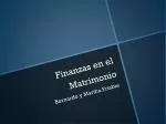 Finanzas en el Matrimonio - slide 1