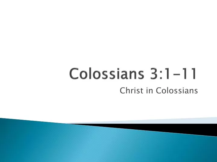 colossians 3 1 11