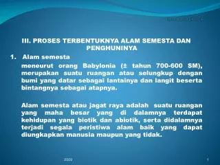 ilmu alamiah dasar iii