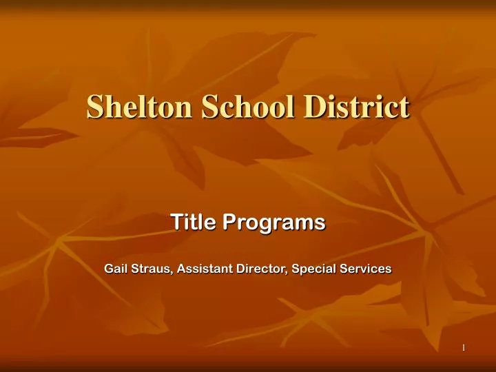 shelton school district
