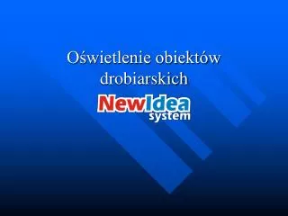 o wietlenie obiekt w drobiarskich