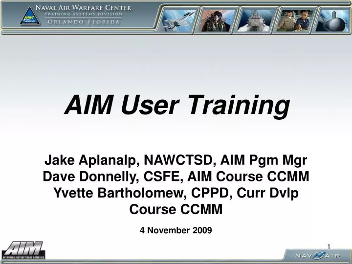 aim user training
