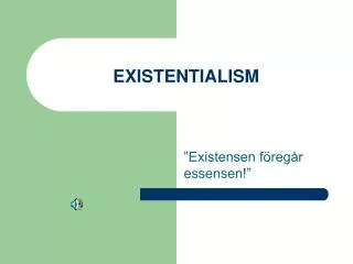 PPT - Essay On Existentialism PowerPoint Presentation, free download ...