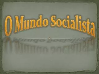 o mundo socialista