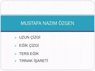 mustafa nazim zgen