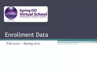 Enrollment Data