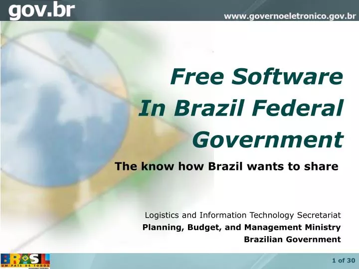 free software in brazil federal government