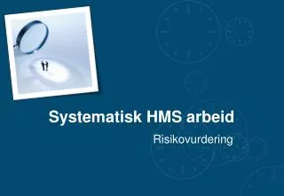 systematisk hms arbeid