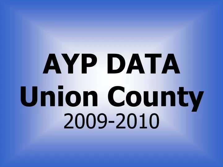ayp data union county