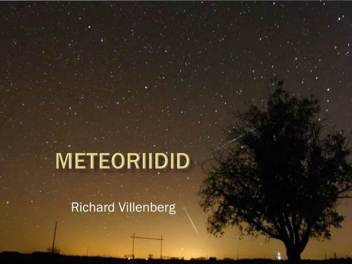 meteoriidid