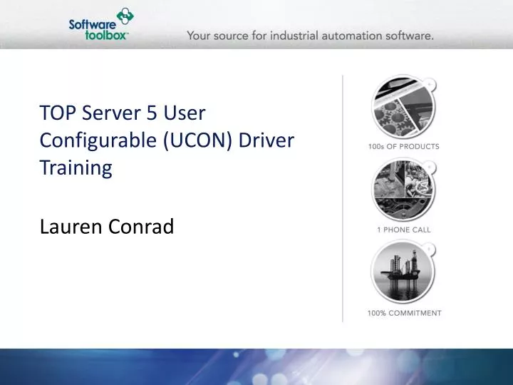 top server 5 user configurable ucon driver training