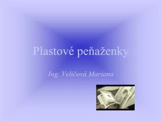 plastov pe a enky