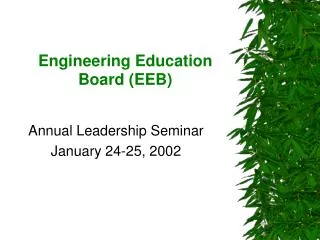 Engineering Education Board (EEB)