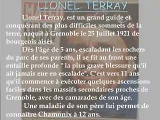 lionel terray